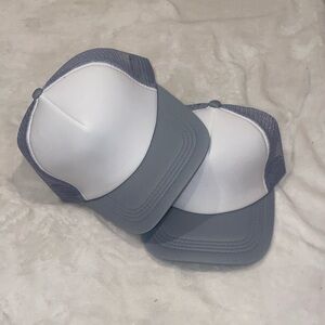 White and Gray Trucker Hats